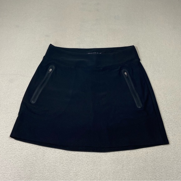 NIKE Dri-Fit No Sew Black Golf Skort Shorts Skirt Zip Pockets Women’s Size S - Picture 3 of 10